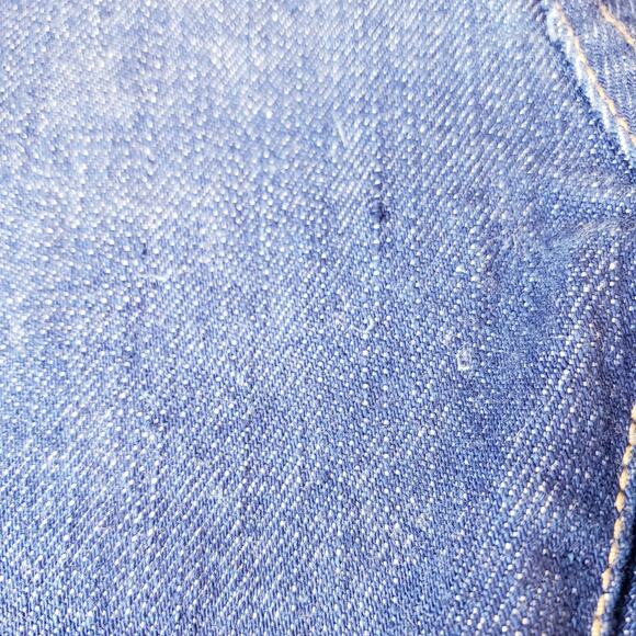 TAYLOR STITCH Democratic Button Fly Selvedge Jeans Med-Dark Blue Men's Size 35W - Picture 13 of 14